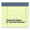 Notepads, Wide/Legal Rule, (50) Canary 8.5 x 14 Sheets, 12/Pack