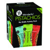 No Shells Roasted And Salted Pistachios Variety Pack, Assorted Flavors, 0.75 Oz Bag, 24/Carton