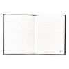 Executive Journal, 1-Subject, Wide/Legal Rule, Black Cover, (80) 11 x 8.5 Sheets