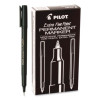 Extra-Fine Permanent Markers, Extra-Fine Tip, Black, Dozen