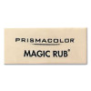 Magic Rub Eraser, For Pencil/Ink Marks, Rectangular Block, Medium, Off-White, 432/Carton