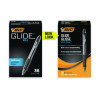 Glide Bold Ballpoint Pen Value Pack, Retractable, Bold 1.6 Mm, Black Ink, Smoke Barrel, 36/Pack