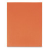 Twin-Pocket Folder, Accommodates (100) 11 x 8.5 Sheets, Orange, 25/Box