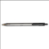 Inkjoy 100 Rt Ballpoint Pen, Retractable, Medium 1 Mm, Black Ink, Smoke/Black Barrel, 20/Pack