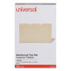 Reinforced Top Tab Fastener Folders, 1/3-Cut Tab: Assorted, Expands 0.75", 1 Fastener, Legal Size, Manila, 50/Box