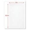 Laminating Pouches, 3 Mil, 9" X 14.5", Gloss Clear, 25/Pack