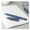 One Business Rollerball Pen, Stick, Fine 0.6 Mm, Black Ink, Dark Blue/Black Barrel, 10/Box