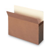 Redrope Drop Front File Pockets, 5.25" Expansion, Letter Size, Redrope, 10/Box