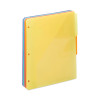 Three-Ring Binder Poly Index Dividers With Pocket, 1/3-Cut Tabs, 11.25 x 9.75, Assorted Colors, 5 Sets