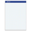 Quad Double Sheet Pad, Quadrille Rule (4 Sq/In), (100) White 8.5 x 11 Sheets