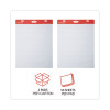 Renewable Resource Sugarcane Based Easel Pads, Presentation Format (1" Rule), (50) White 27 x 34 Sheets, 2/Carton