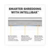Powershred Lx200 Micro-Cut Shredder, 12 Manual Sheet Capacity, White