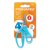 Kids Scissors, Rounded Tip, 5" Long, 1.75" Cut-Length, Straight Handle, Randomly Assorted Handle Color