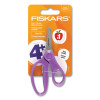 Kids Scissors, Rounded Tip, 5" Long, 1.75" Cut-Length, Straight Handle, Randomly Assorted Handle Color