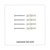Deluxe Porcelain Magnetic Dry Erase Board, 48" x 36", White Surface, Silver/Black Aluminum Frame