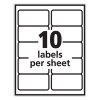 Labels, Laser Printers, 2 X 4, White, 10/Sheet, 100 Sheets/Box
