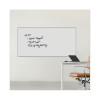 Deluxe Melamine Dry Erase Board, 96" x 48", White Surface, Anodized Aluminum Frame