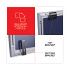 Deluxe Melamine Dry Erase Board, 96" x 48", White Surface, Anodized Aluminum Frame