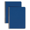 Prong Fastener Pressboard Report Cover, Two-Piece Prong Fastener, 3" Capacity, 8.5 X 11, Dark Blue/Dark Blue, 25/Box