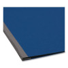 Prong Fastener Pressboard Report Cover, Two-Piece Prong Fastener, 3" Capacity, 8.5 X 11, Dark Blue/Dark Blue, 25/Box