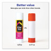 Permanent Glue Stic Value Pack, 1.27 Oz, Applies White, Dries Clear, 6/Pack