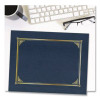 Certificate/Document Cover, 12.5 x 9.75, Navy Blue, 6/Pack