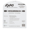 2-In-1 Dry Erase Markers, Fine/Broad Chisel Tips, Assorted Colors, 8/Pack