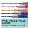 Liquid Pen Style Highlighters, Assorted Ink Colors, Chisel Tip, Assorted Barrel Colors, 5/Set