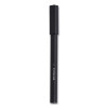 Quick Dry Gel Pen, Retractable, Medium 0.7 Mm, Black Ink, Black Barrel, 5/Pack