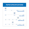 Premium Multipurpose Print Paper, 97 Bright, 24-Lb Bond Weight, 8.5 x 11, White, 500 Sheets/Ream, 5 Reams/Carton