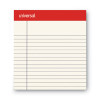 Colored Perforated Ruled Writing Pads, Narrow Rule, (50) Ivory 5 x 8 Sheets, Dozen