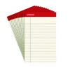 Colored Perforated Ruled Writing Pads, Narrow Rule, (50) Ivory 5 x 8 Sheets, Dozen