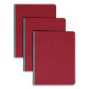 Prong Fastener Pressboard Report Cover, Two-Piece Prong Fastener, 3" Capacity, 8.5 X 11, Red/Red