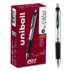 207 Impact Rt Gel Pen, Retractable, Bold 1 Mm, Black Ink, Black Barrel