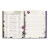 Vienna Weekly/Monthly Appointment Book, Geometric Artwork, 11 x 8.5, Purple/Tan Cover, 12-Month (Jan To Dec): 2026
