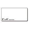 Matte Clear Easy Peel Mailing Labels W/ Sure Feed Technology, Laser Printers, 2 X 4, Clear, 10/Sheet, 50 Sheets/Box
