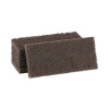 Heavy-Duty Scouring Pad, 4.63 x 10, Brown, 20/Carton
