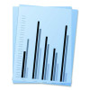 Plain Paper Transparency Film, 8.5 X 11, Black On Clear, 100/Box