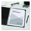 Write And Erase Plain-Tab Paper Dividers, 5-Tab, 11 x 8.5, White, 36 Sets
