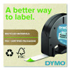 Letratag Plastic Label Tape Cassette, 0.5" x 13 Ft, Black On Clear, 6/Pack