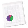 Poly Color Transparent File Jackets, Letter Size, Clear, 50/Box