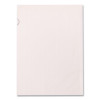 Poly Color Transparent File Jackets, Letter Size, Clear, 50/Box