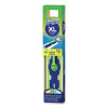 Sweeper Mop Xl Dry + Wet Sweeping Kit, 16.5 x 9 White Cloth Head, 46" Green/Silver Aluminum/Plastic Handle