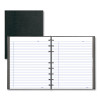 Notepro Notebook, 1-Subject, Narrow Rule, Black Cover, (75) 9.25 x 7.25 Sheets