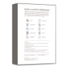 25% Cotton Business Paper, 24 Lb Bond Weight, 8.5 x 11, Natural, 500 Sheets/Ream