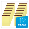 Gold Fibre Quality Writing Pads, Narrow Rule, (50) Canary Yellow 8.5 x 11 Sheets, Dozen