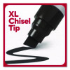 Xl Permanent Marker, Extra-Broad Chisel Tip, Black