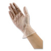 V5101 Series Latex-Free Lightly Powdered Vinyl Gloves, Small, 3 Mil Thick, 9" Long, Clear, 100/Box