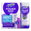 Powermop Cleaning Solution And Pads Refill Pack, Lavender Scent, 25.3 Oz Bottle And 5 Pads/Pack