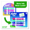 Low-Odor Dry Erase Marker, Broad Chisel Tip, Assorted Colors, 4/Pack